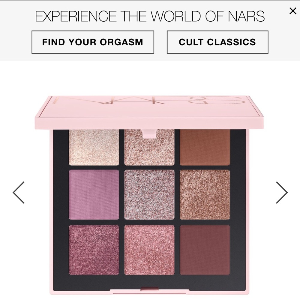 NARS Eyeshadow Palette Afterglow Tempting